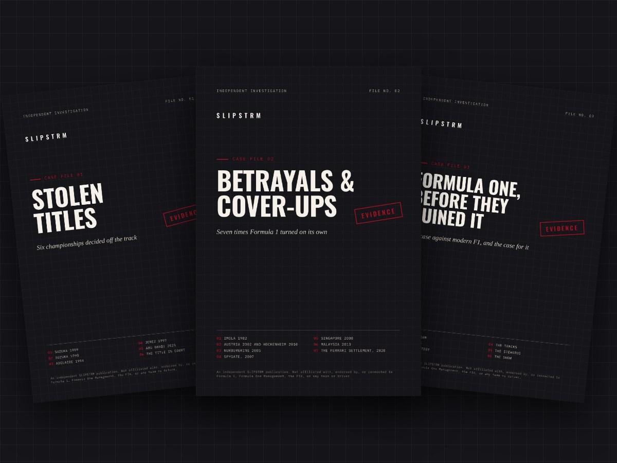 All three SLIPSTRM case files